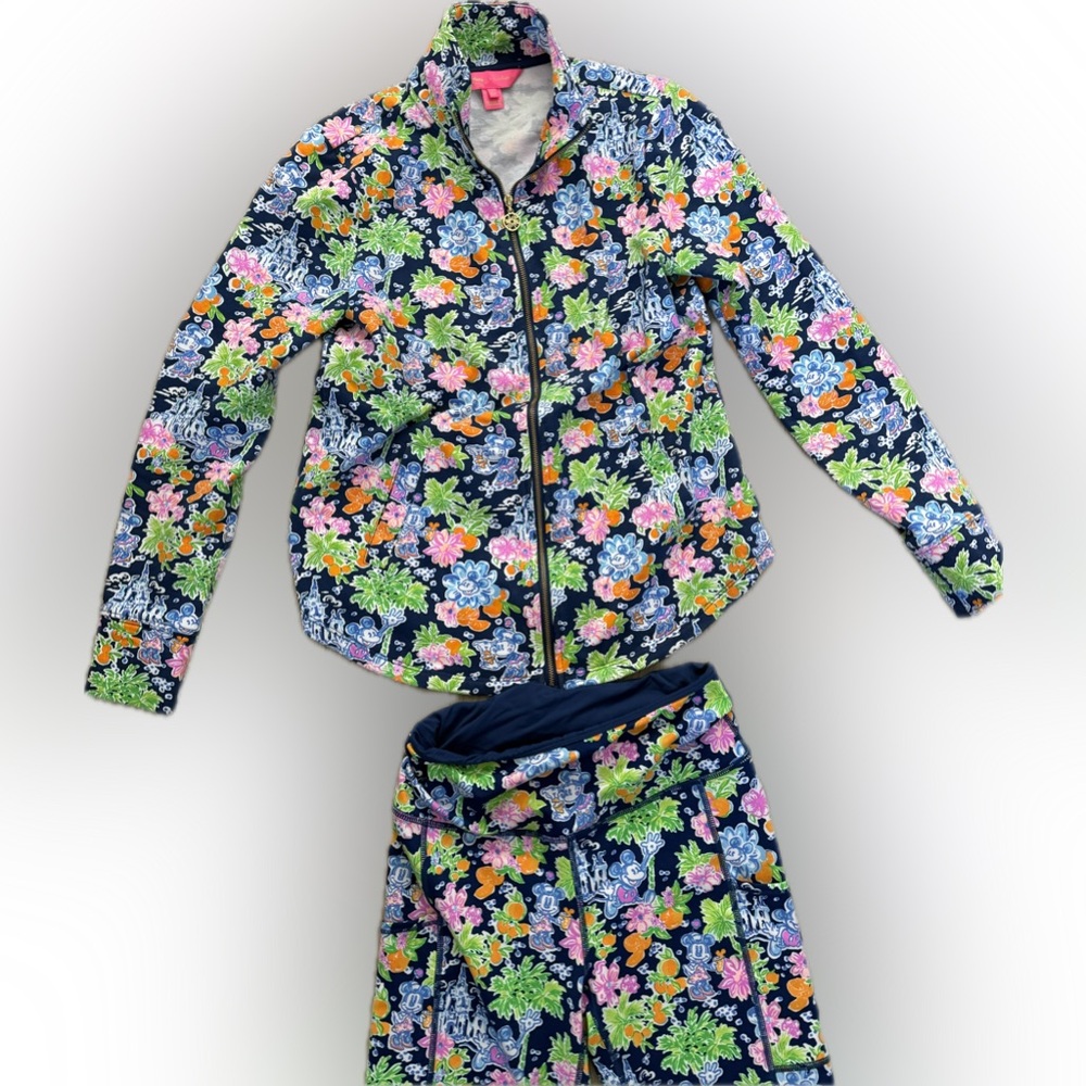 Lilly Pulitzer, Lilly loves Disney, aegan sea navy bundle, worn once sz sm/xs - Picture 4 of 8